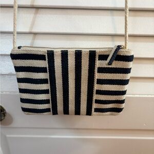 GAP  Striped Canvas Crossbody Bag